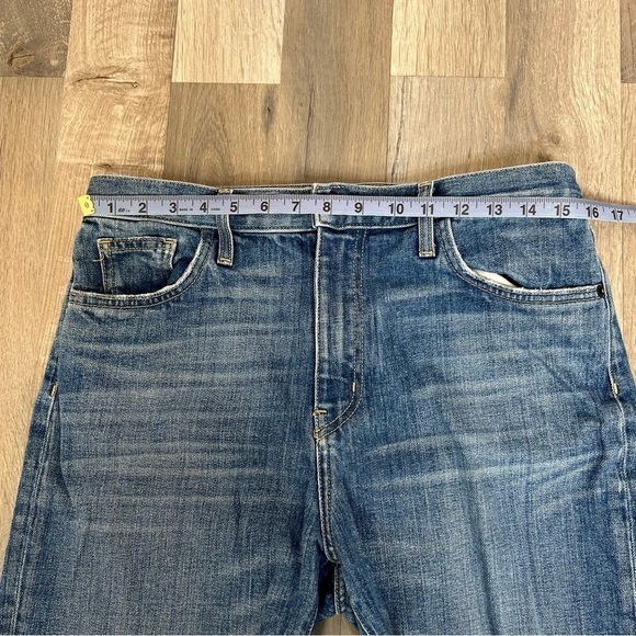 ❄️ CURRENT/ELLIOTT 'the Boyfriend' Stretch Denim Cutoff Shorts - Picture 5 of 8